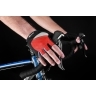 rukavice F DARTS gel bez zapínání,červeno-šedé